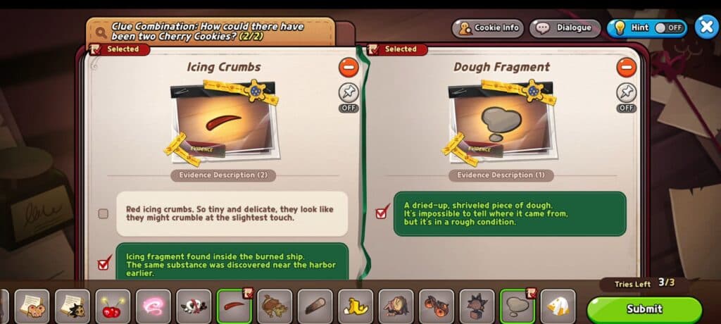 Review the suspicious clues (Screenshot via esports.gg)