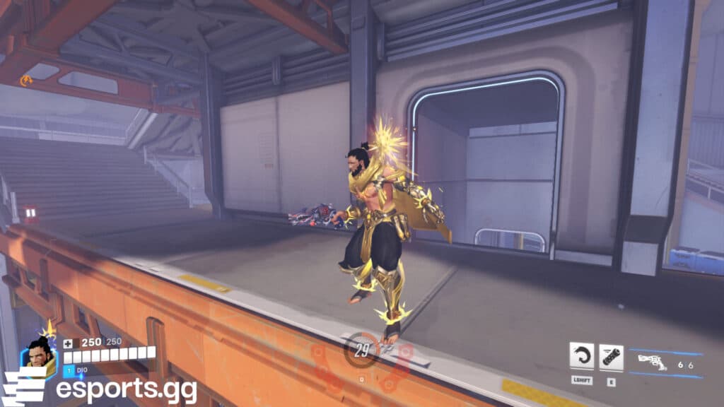 Cassidy in the Practice Range (Screenshot via esports.gg)