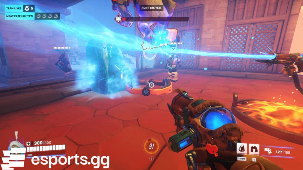 How to win as Hunter Mei in Yeti Hunter (Screenshot via esports.gg)