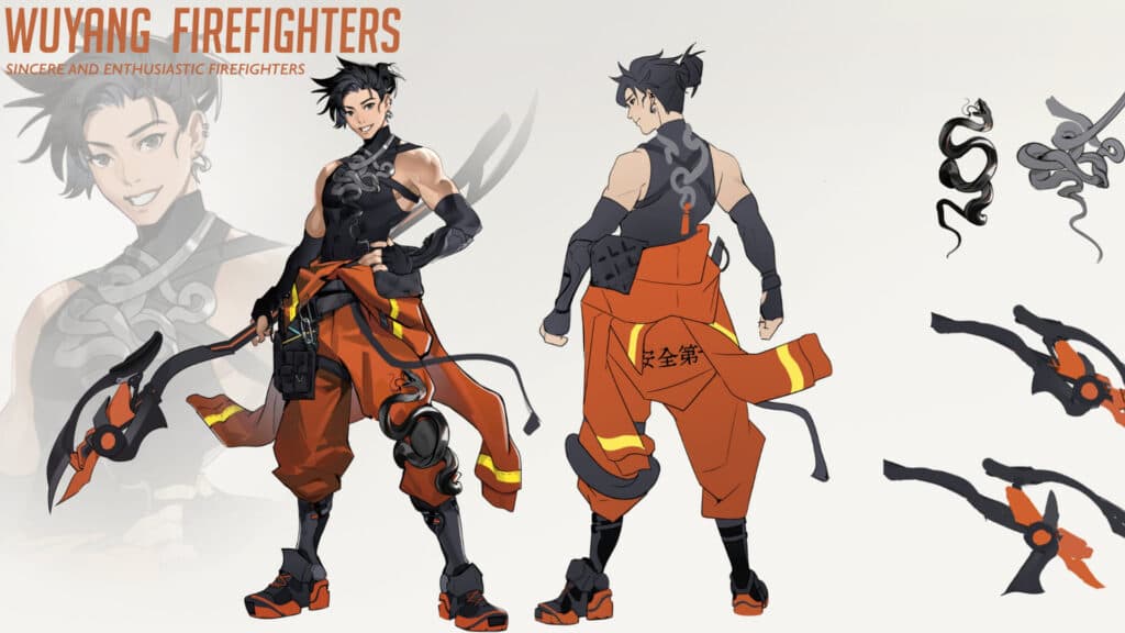 Firefighter Wuyang skin (Image via Blizzard Entertainment)