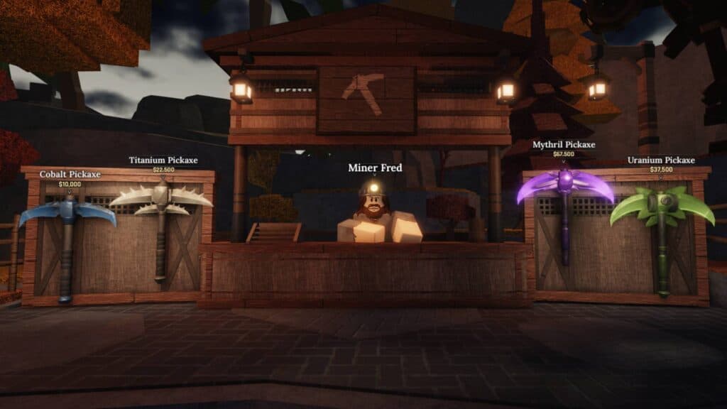 Stonewake's Cross Pickaxe Shop (Screenshot via esports.gg)