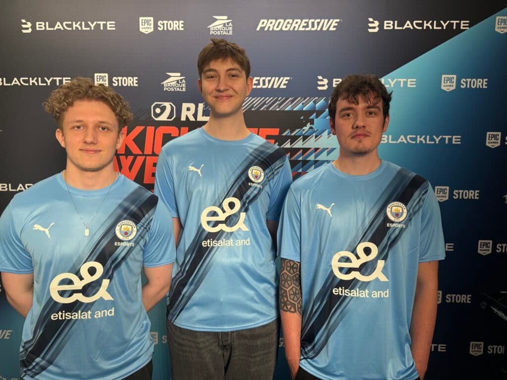 Manchester City Esports at the Kick-Off Weekend (Image via Rocket League Esports)