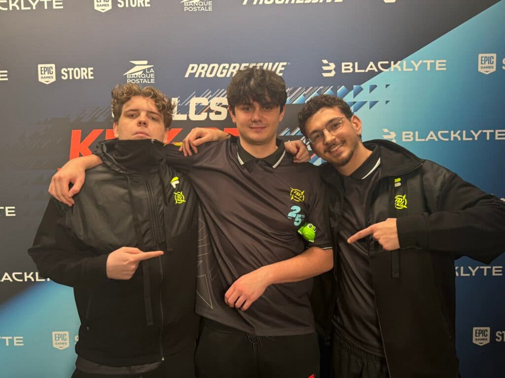 Ninjas in Pyjamas at the Kick-Off Weekend (Image via Rocket League Esports)