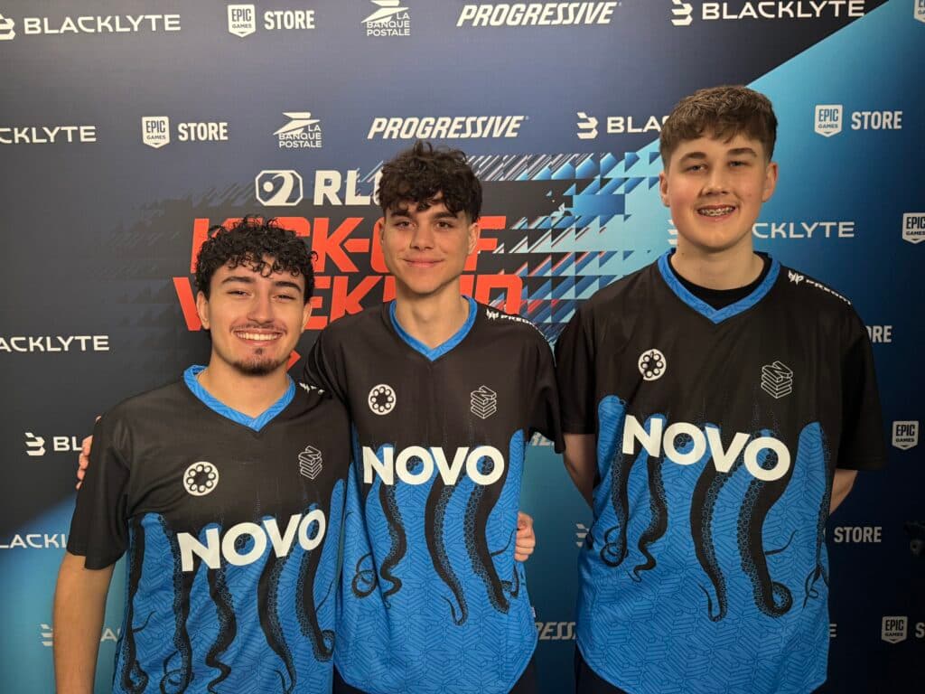 NOVO Esports at the Kick-Off Weekend (Image via Rocket League Esports)