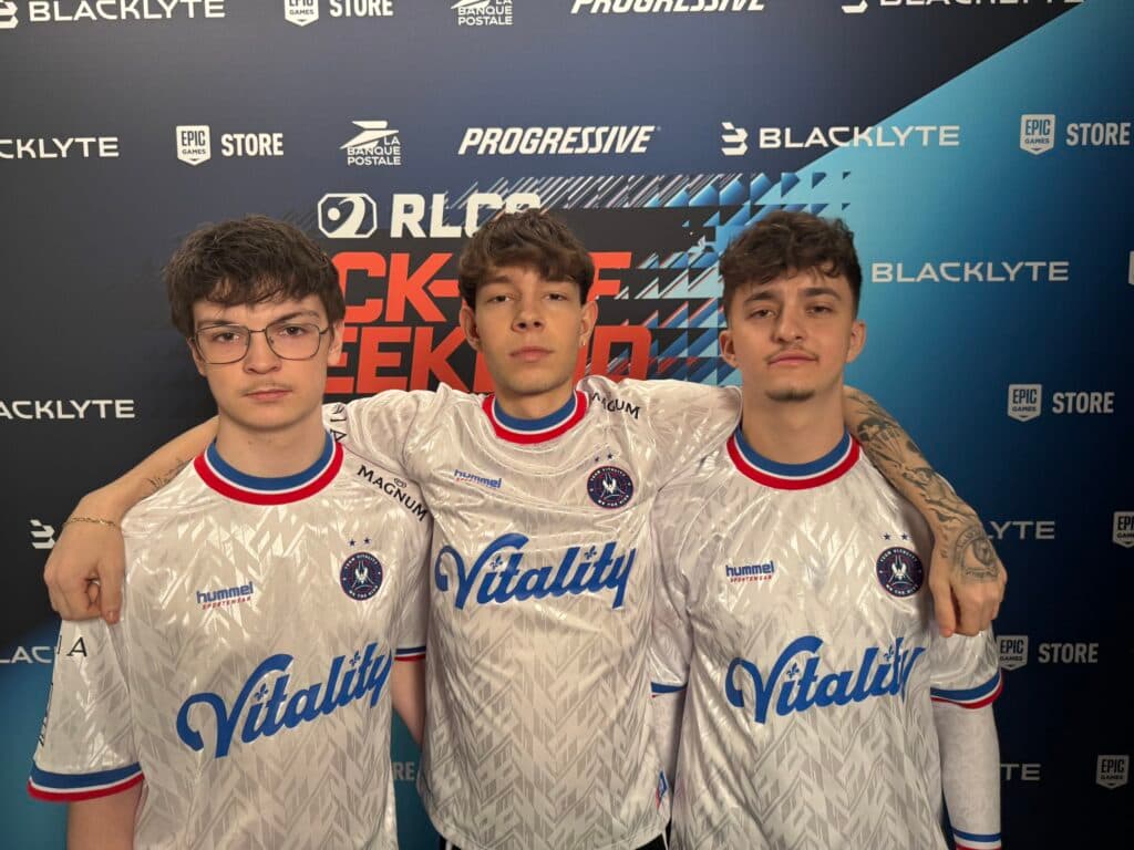 Team Vitality at the Kick-Off Weekend (Image via Rocket League Esports)