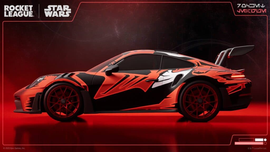 Darth Maul Porsche 911 GT3 RS (Image via Psyonix)