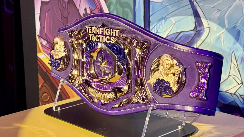 The championship belt in all its glory (Image via Riot Games)