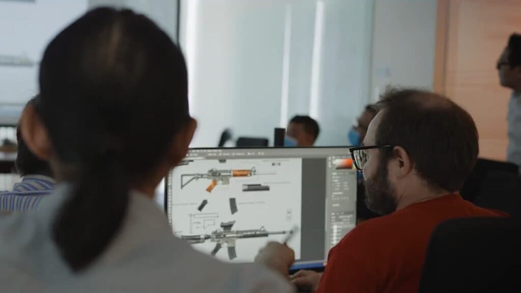 Virtuos uses cutting-edge technology to enable creativity (Image via Virtuos on YouTube)