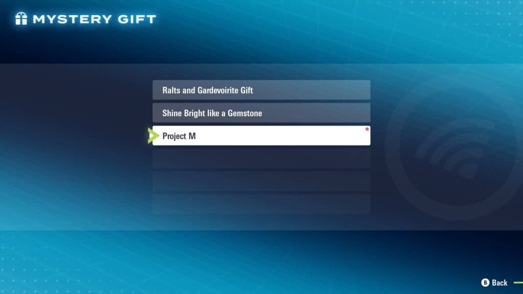 The Project M Mystery Gift (Screenshot via esports.gg)