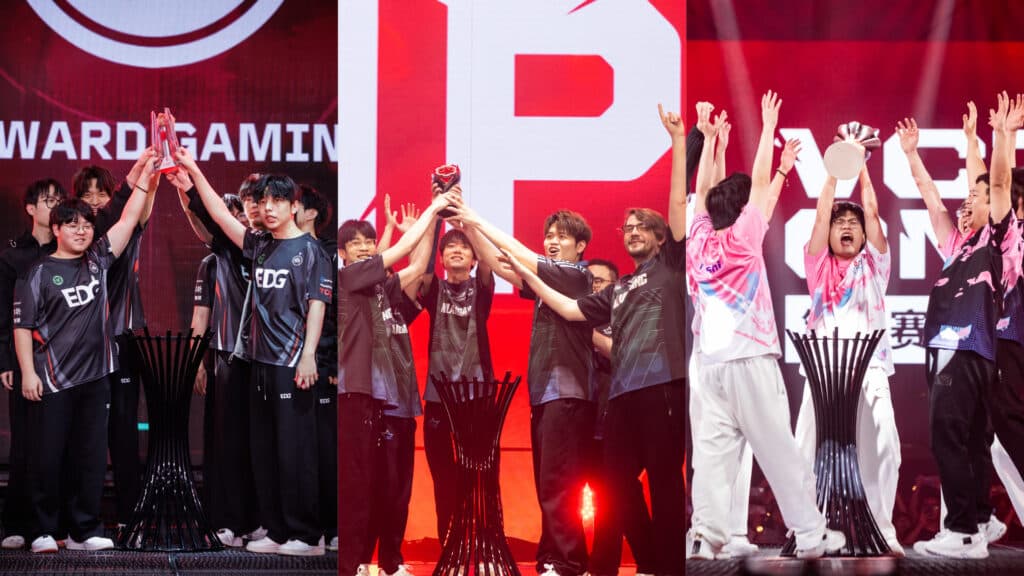 EDward Gaming, Xi Lai Gaming Esports, and Bilibili Gaming won a domestic title in 2025 (Image via VCT China)