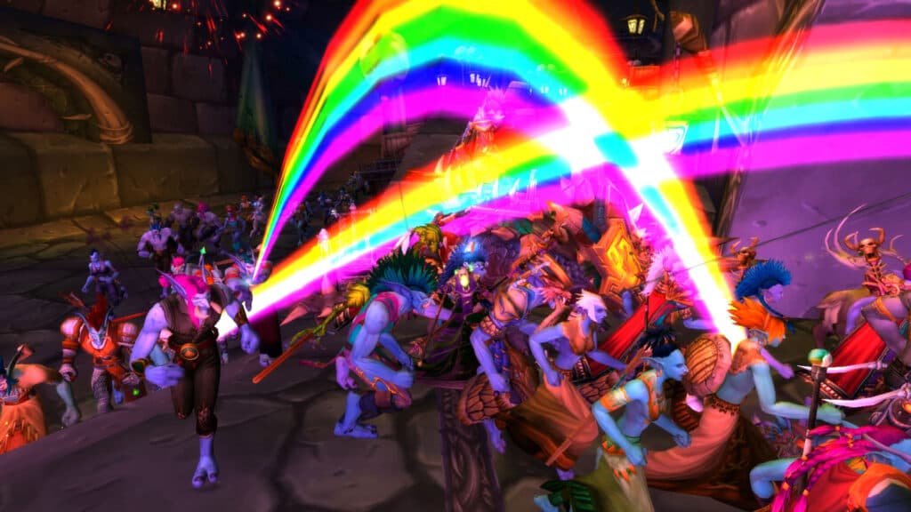 Running of the Trolls screenshot (Image via Dravvie and Warcraft Cares)