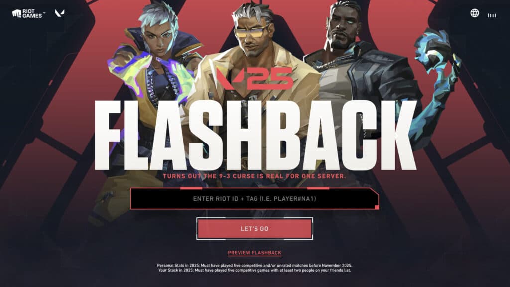 Recap your VALORANT year. (Screenshot via esports.gg)