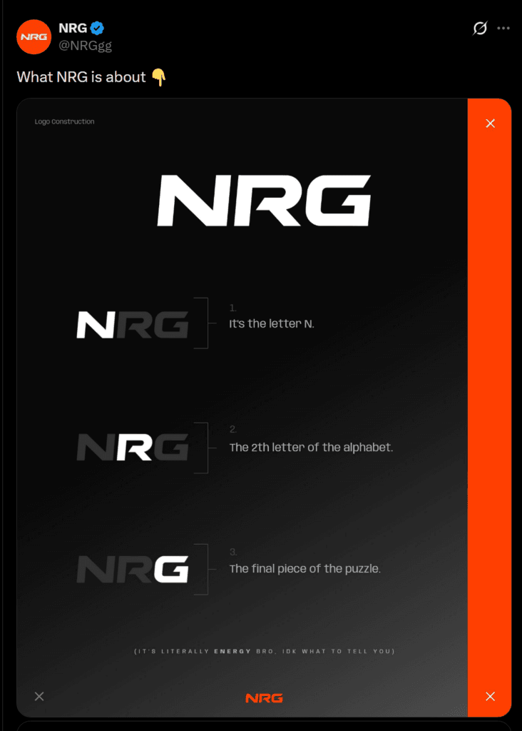 "It's literally energy bro, idk what to tell you."