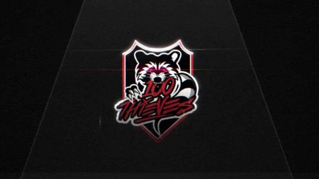The new logo (Image via 100 Thieves and Crazy Raccoon)