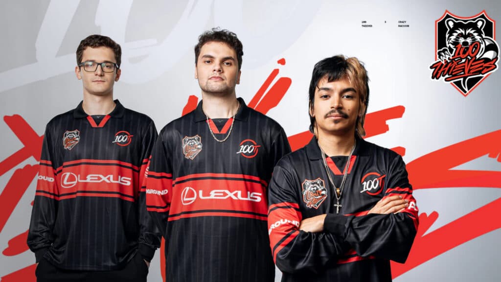 Crazy Thieves players (Image via 100 Thieves and Crazy Raccoon)