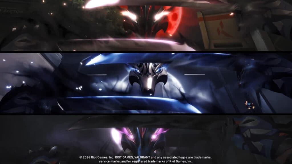 Ayakashi bundle dual katanas from the collection trailer (Image via Riot Games)