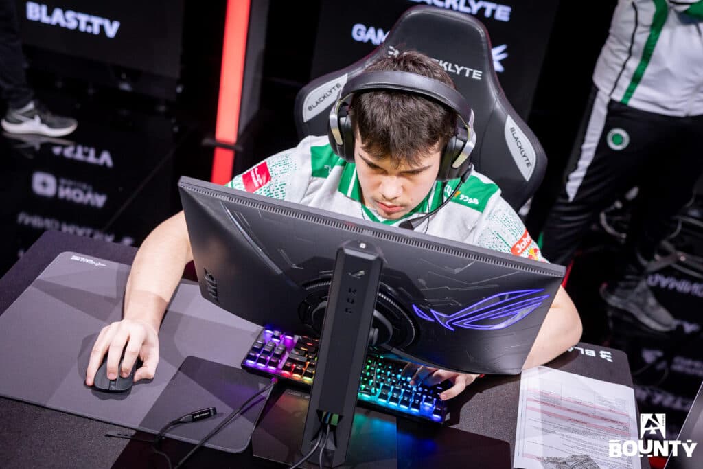 Nucleonz from Falcons Force playing for the main team (Image via BLAST | Stephanie Lindgren)