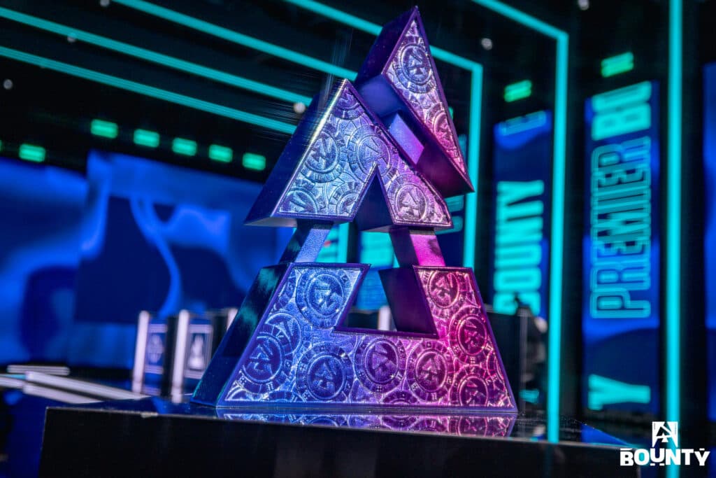 The trophy of BLAST Bounty Winter 2026 (Image via BLAST | Stephanie Lindgren)