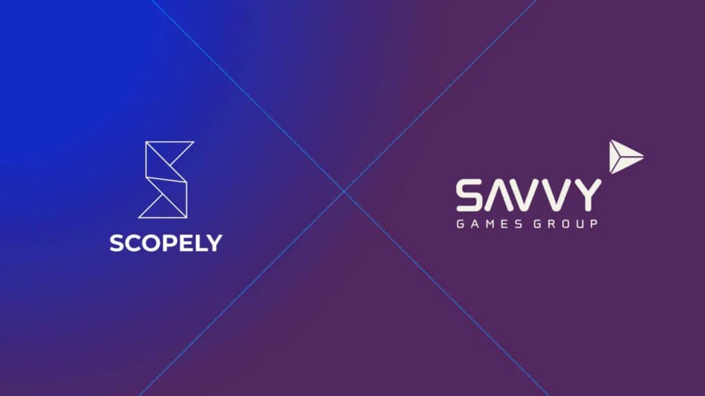 Scopely and Savvy Games Group logos (Image via Scopely and Savvy Games Group)