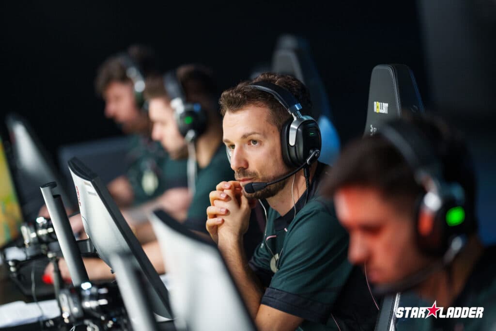 CS2 players of G2 Esports during the Budapest Major 2025 (Image via StarLadder)