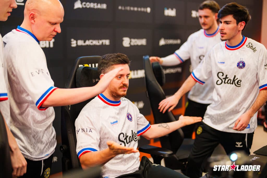 CS2 Vitality during the Budapest Major 2025 (Image via StarLadder)