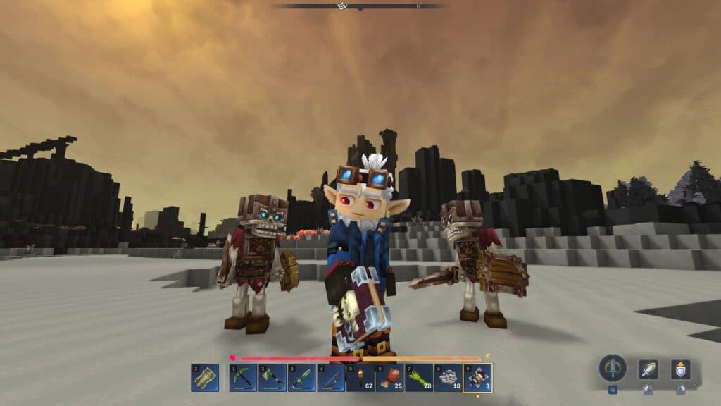 Raising dead skeletons using the Grimoire (Screenshot via esports.gg.)