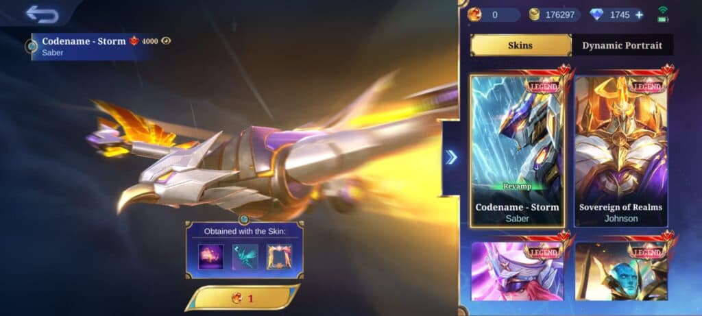 All Legend skins remain available. (Screenshot via esports.gg)