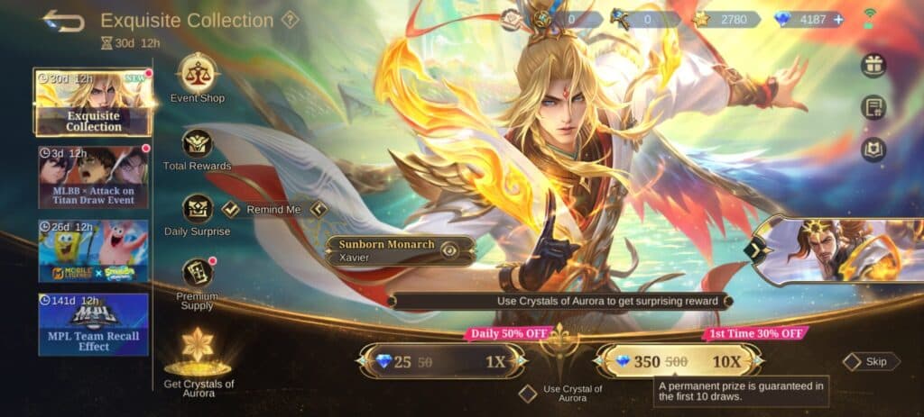 New Collector draw system. (Screenshot via esports.gg)