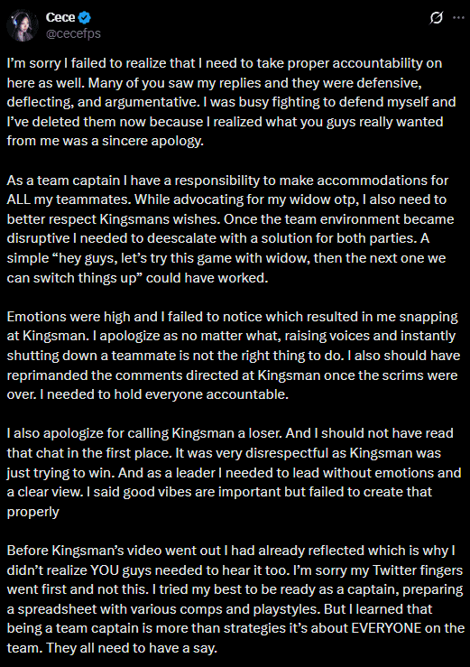 Cece's post (Image via cecefps on X)