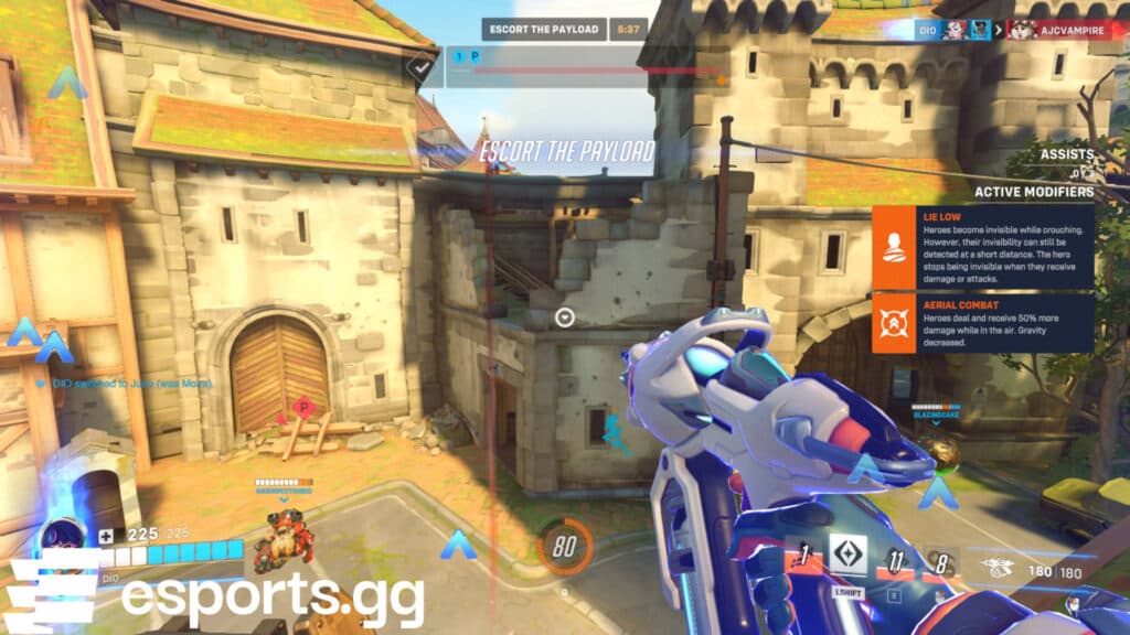 How Showdown Shuffle works in Overwatch 2 (Screenshot via esports.gg)