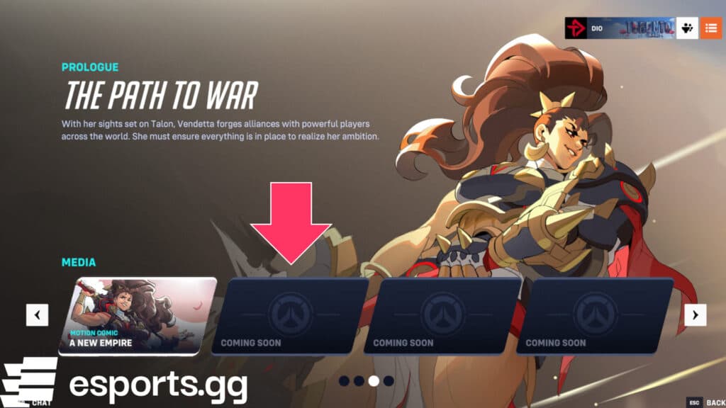 At the time of publishing this article, there are five new placeholders within the story feature (Screenshot via esports.gg)