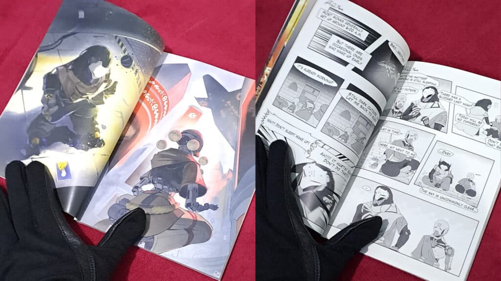 Pages from the Ramyatta "Journey Together" zine (Images via <a href="https://x.com/wooongwooong/status/2002040300458709387" target="_blank" rel="noreferrer noopener">Wong</a>)