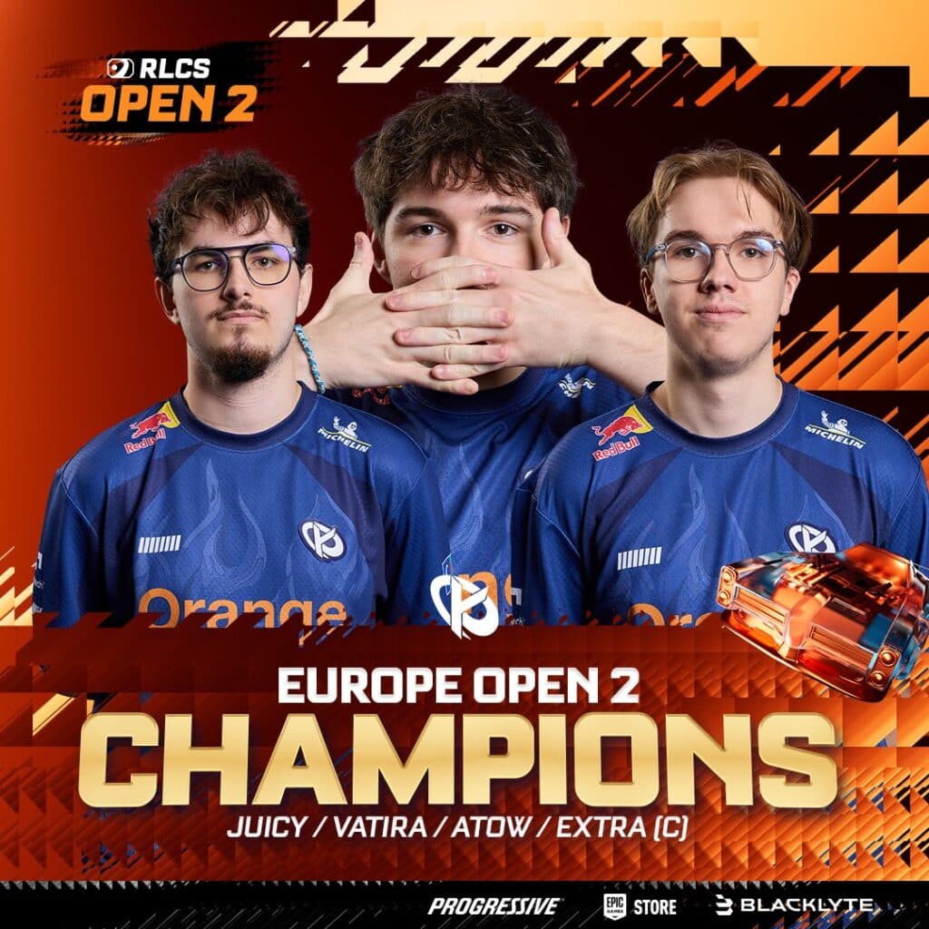 Karmine Corp are the EU Open 2 champions (Image via Rocket League Esports)