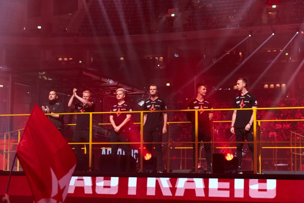 The legendary Astralis roster at the CS:GO Berlin Major 2019 (Image via StarLadder | Igor Bezborodov)