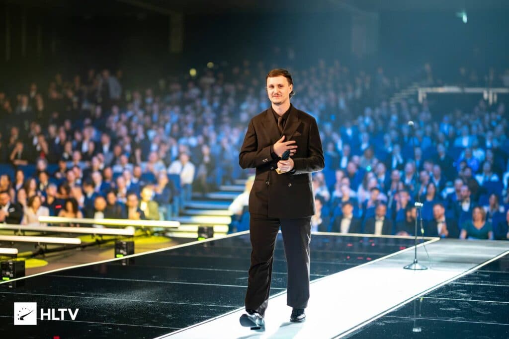 Mezii at HLTV Awards 2025 (Image via HLTV)