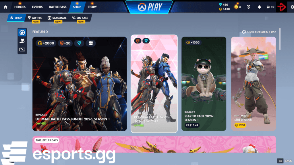 You can get a Battle Pass via the in-game shop (Screenshot via esports.gg)