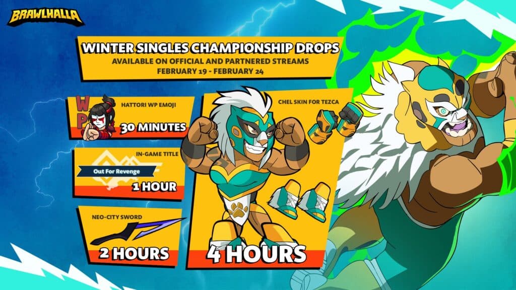 Winter Championship 2026: Twitch Drops (Image via Brawlhalla Esports)