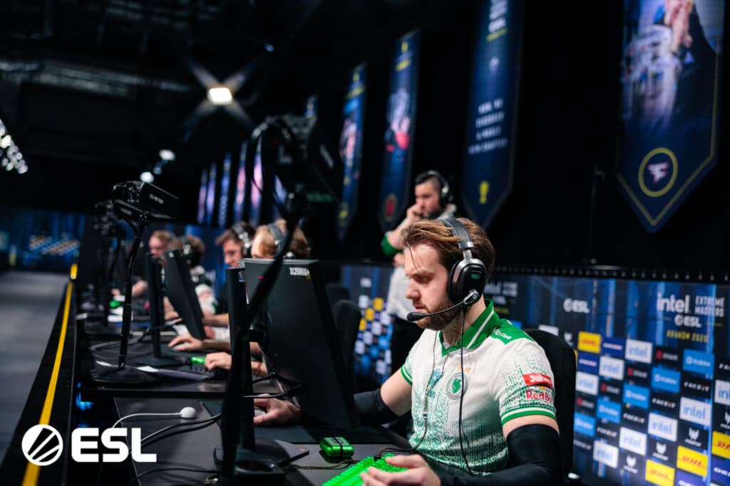 Team Falcons at IEM Kraków 2026 (Image via ESL)