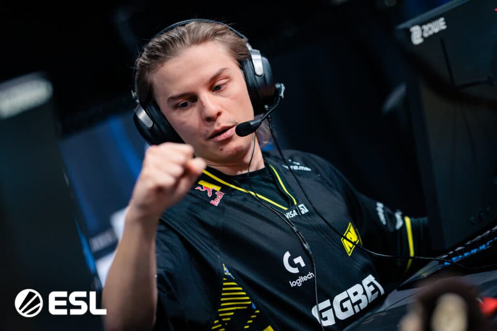 NAVI | Mihai "iM" Ivan at IEM Kraków 2026 (Image via ESL)