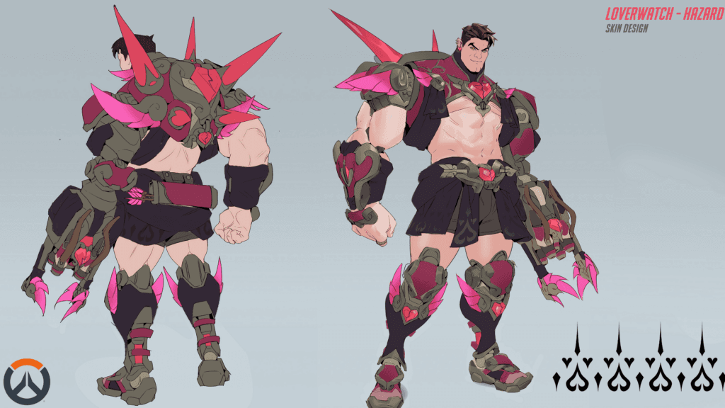 Loverwatch Hazard skin (Image via Blizzard Entertainment)