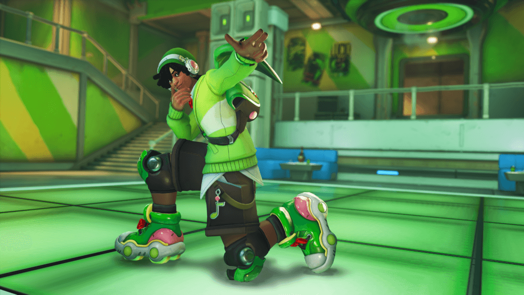 The Keroppi Lucio skin in Overwatch (Image via Blizzard Entertainment)