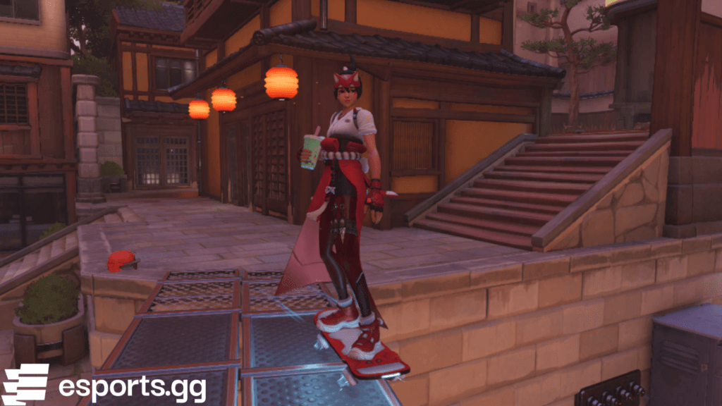 Kiriko in Kanezaka (Screenshot via esports.gg)