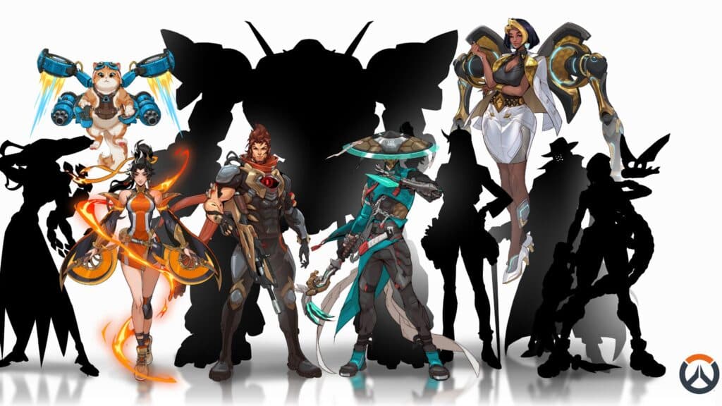 New Overwatch heroes (Image via Blizzard Entertainment)