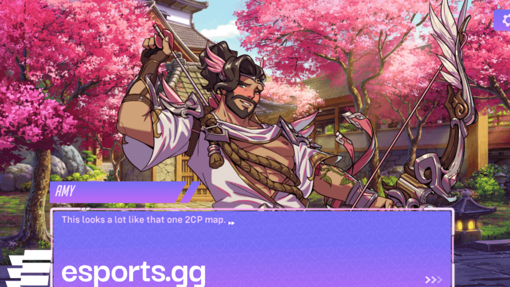 Hanzo's route (Screenshot via esports.gg)