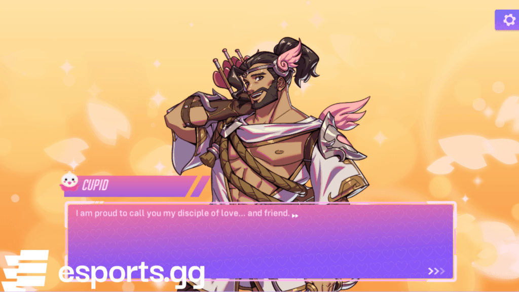 The friendship route matters just as much as the romantic one in Loverwatch (Screenshot via esports.gg)