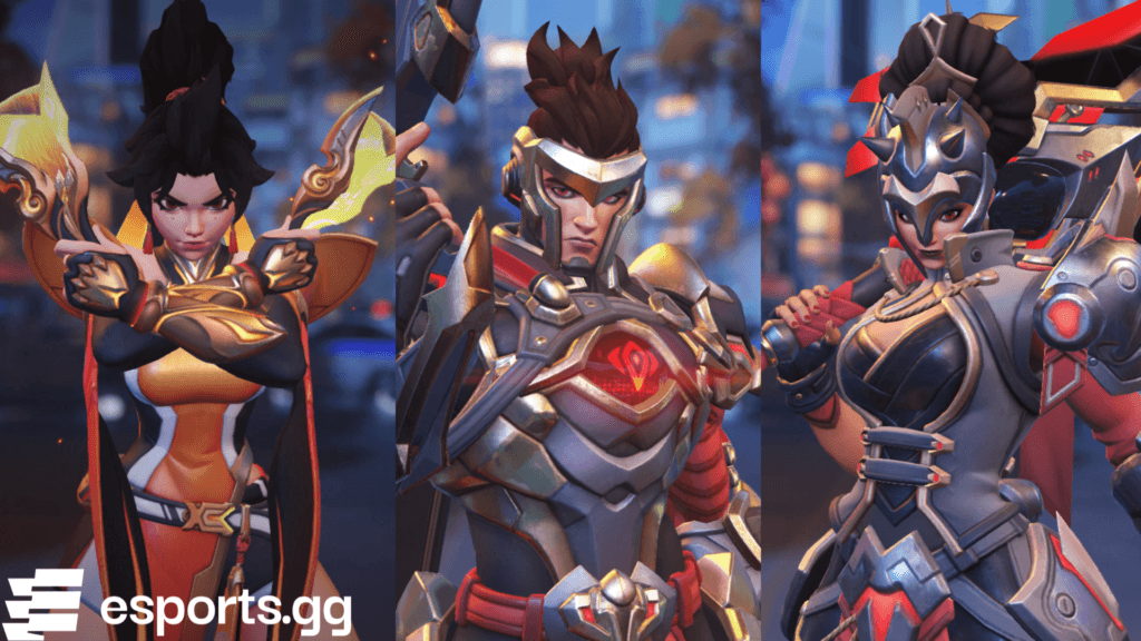 Anran, Emre, and Vendetta in Overwatch (Screenshot via esports.gg)