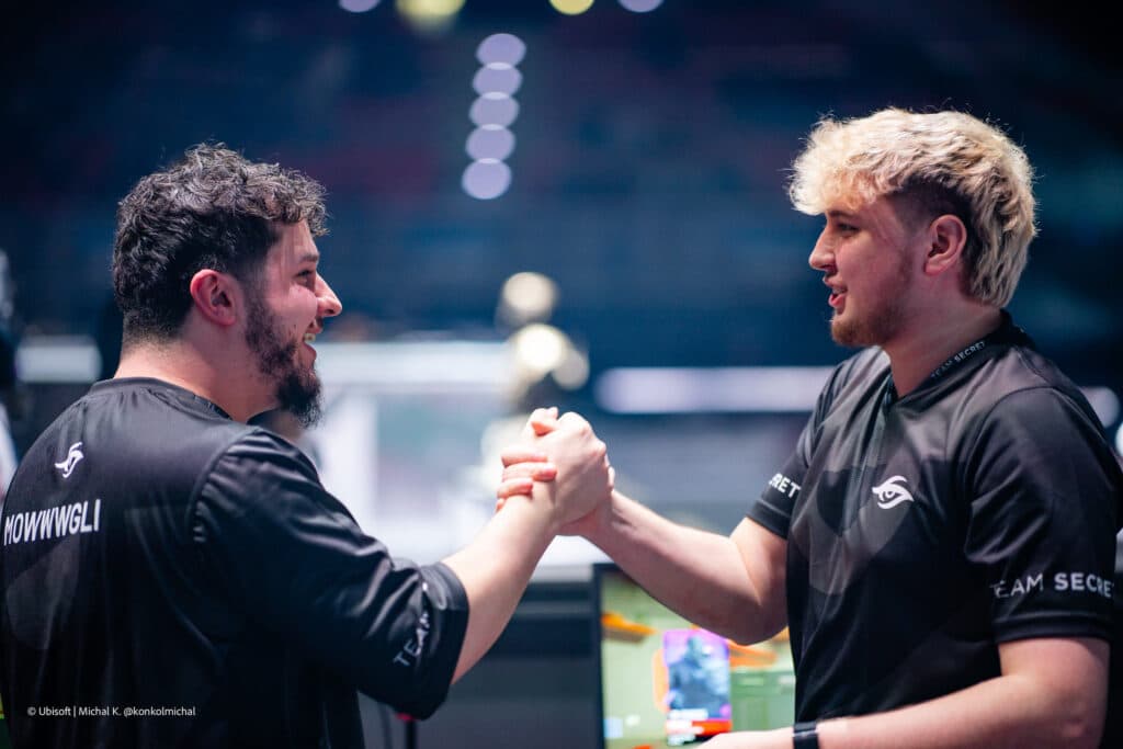 Team Secret at the Munich Major 2025 (Image via Ubisoft | Michal Konkol)
