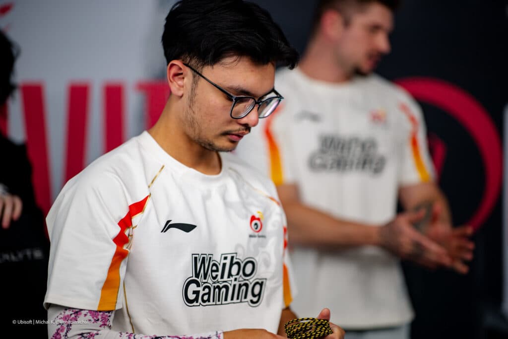 Weibo Gaming at the Six Invitational 2026 Playoffs (Image via Ubisoft | Michal Konkol)