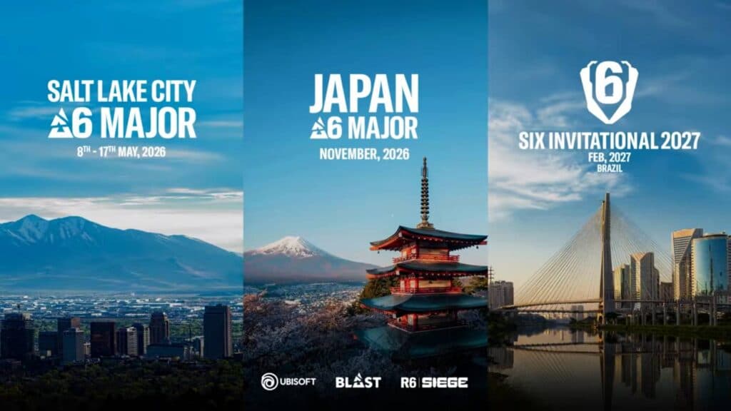 Salt Lake City in the USA hosts R6 esports Major 1 in 2026 (Image via Ubisoft)