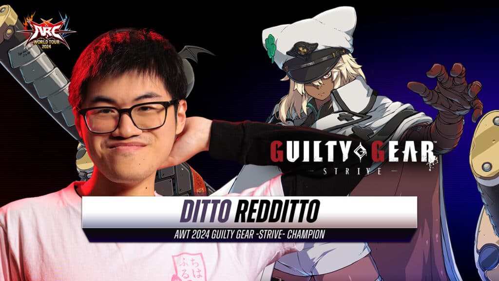 RedDitto, the AWT 2025 Guilty Gear Strive champion (Image via Arc System Works)